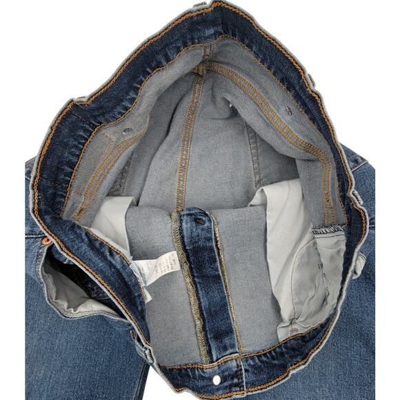 Levi's 505 Jeans Men's Size 40 x 30 Regular Straight Fit Blue Denim Pants - Picture 10 of 11